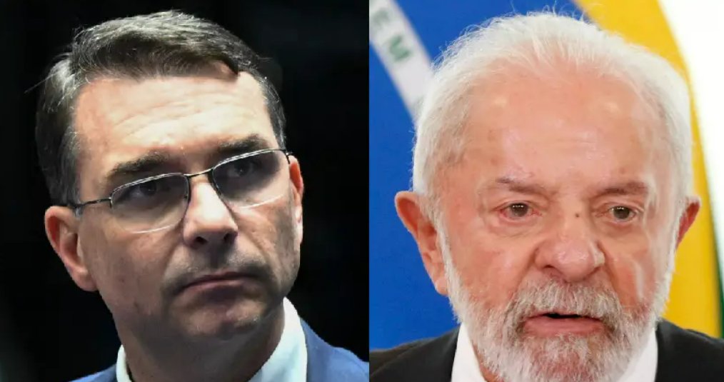 Flávio lidera contra Lula em estado governado pela esquerda no Sudeste