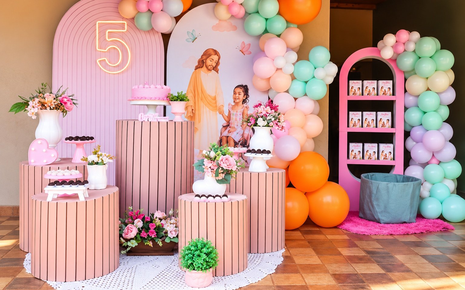 Um ano após afogamento, Ana Júlia comemora 5 anos e ganha decoração de festa em gesto de solidariedade