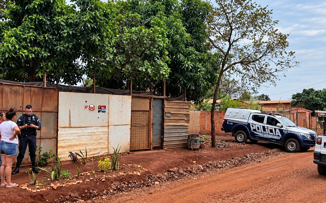 Homem de 37 anos é morto a tiros no Bairro Jatobá em Sidrolândia