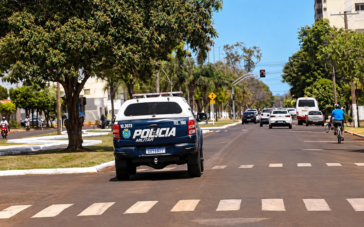 Homem é contido pela Força Tática após confusão em estabelecimento às margens da BR-060, em Sidrolândia