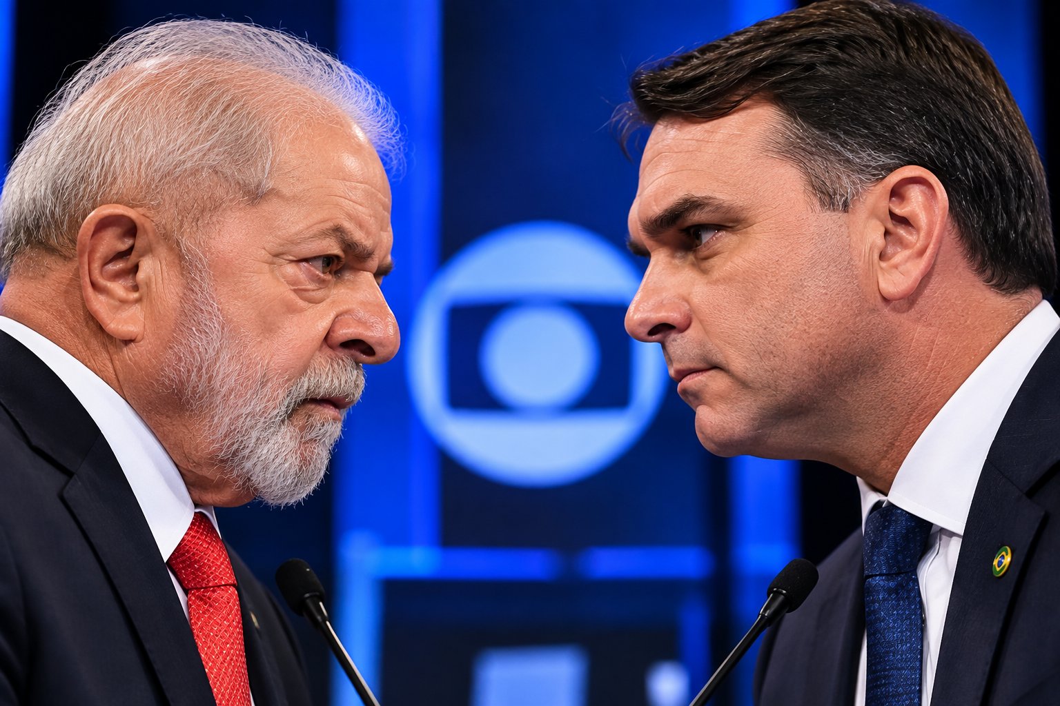 Flávio Bolsonaro confirma ida ao debate da Globo e chama Lula para confronto