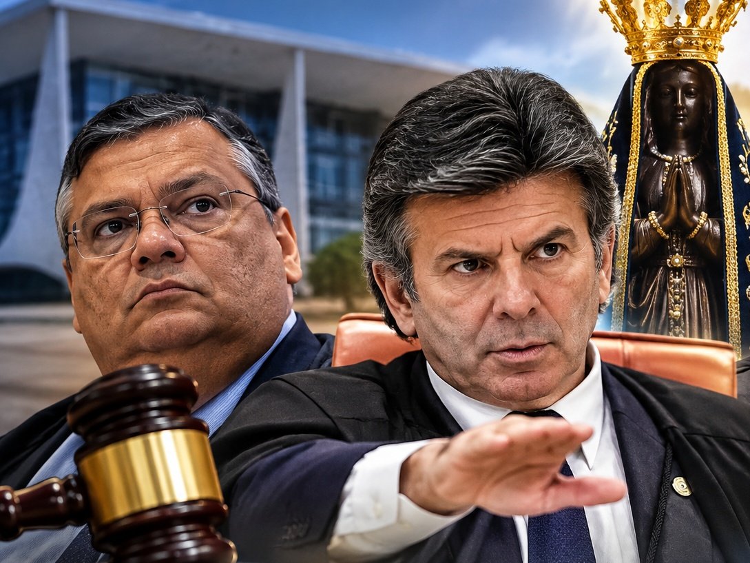 Fux suspende decisão de Dino e restabelece ordem do TSE para retirada de posts sobre Nossa Senhora Aparecida