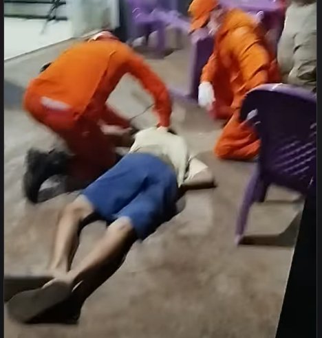 Segundo informações a vítima recebeu vários disparoa da regiao da cabeça - Foto Claudio Lindao
