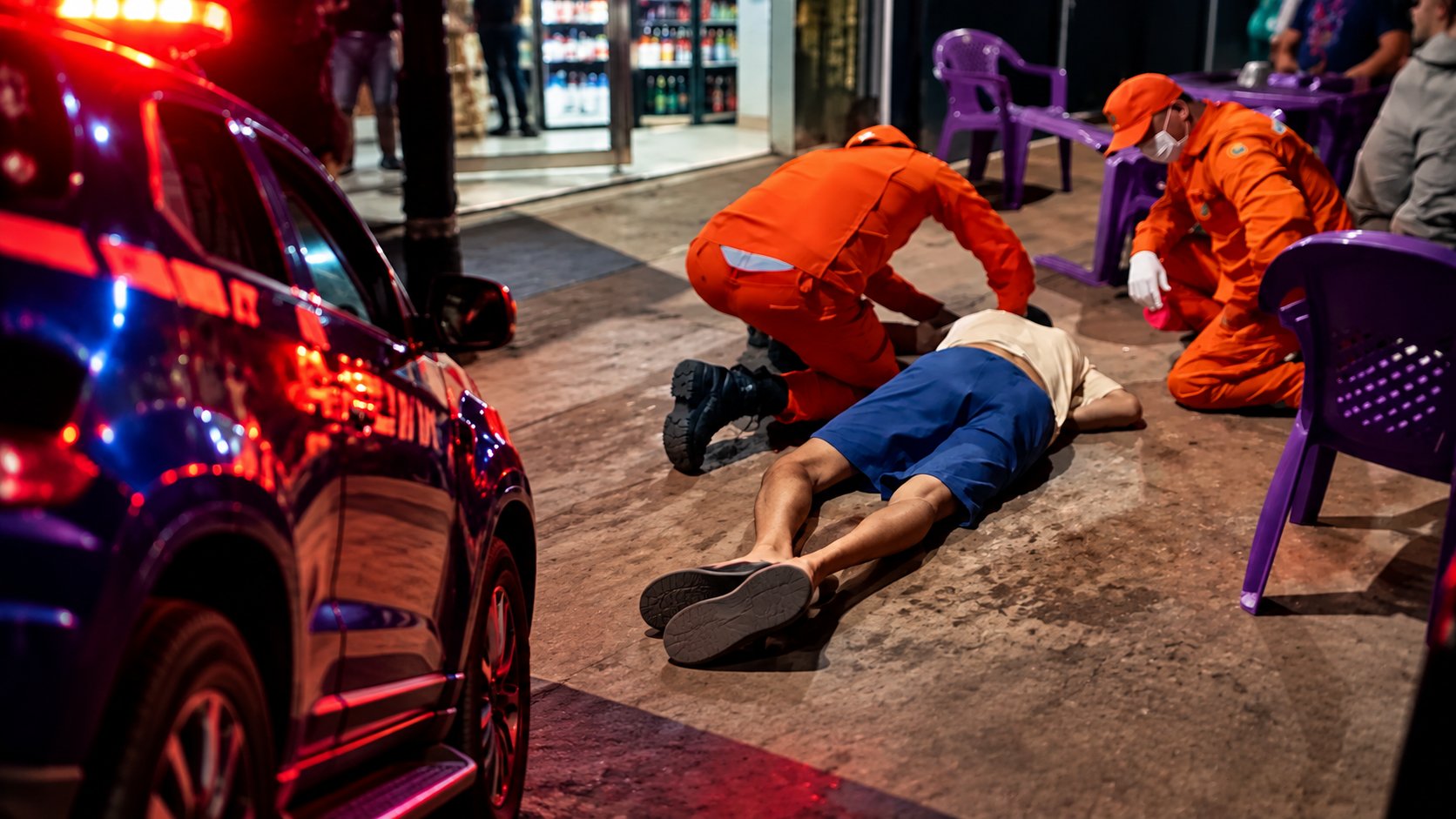 Homem é morto a tiros em conveniência na Rua Mato Grosso, em Sidrolândia